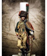 1/24 Resin Model Kit Napoleonic Wars French Chasseur Unpainted - $13.86