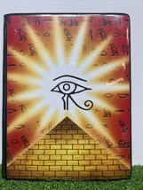 Vintage TOY SITE Ancient Egypt Pyramid Eye, Yu-Gi-Oh Trading Card Album Binder - £11.59 GBP