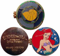 Disney Little Mermaid Hinged Cast Under the Sea Ariel Limited Edition 1000 pin - £37.94 GBP