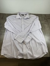 Lauren Ralph Lauren Shirt Mens XL 17.5 34/35 Purple Long Sleeve Black Label - $12.08