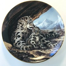 Vtg Plate The Snow Leopard  Will Nelson Endangered Species Series WS George 1989 - $14.01