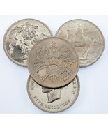 Great Britain 4-Crown Set (2) 1951 Festival of Britain (2) 1953 Coronation - $114.47 CAD