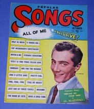 Al Martino Popular Songs Magazine Vintage October 1952 - £11.34 GBP