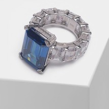 Amorita boutique  square full drill design fashion ring - £76.98 GBP