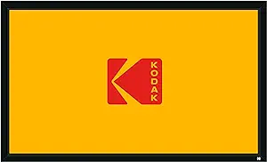 KODAK Projector Screen | 100 Fixed Frame Home Projection Screen with Bla... - $398.99