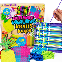Made by Me Ultimate Weaving Loom, Includes 378 Craft Loops &amp; 1 Weaving Loom with - £15.68 GBP