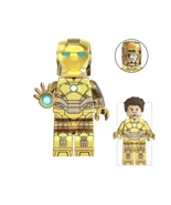 Gift Toys Iron-Man Gold Midas Minifigure Mini Action Figures - $7.80