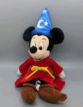 Mickey Mouse Walt Disney World Sorcerer Wizard Plush Stuffed Animal 12&quot; ... - $5.94