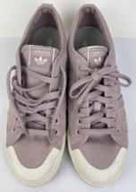 Size 10 - adidas Nizza Light Purple Mens Canvas VEGAN Shoes - ART EE5614 - £29.45 GBP