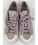 Size 10 - adidas Nizza Light Purple Mens Canvas VEGAN Shoes - ART EE5614 - £29.62 GBP