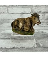 Italy Nativity Figurine Resting Ox Cow Bull 2 Inches Tall - £8.93 GBP