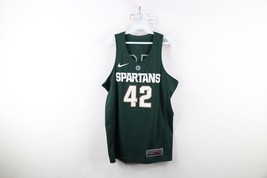 Nike Elite Mens Medium Michigan State University Basketball Jersey Green... - £89.33 GBP