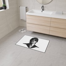 Black and White Ringo Starr Custom Polyester Doormat Floor Decor Non-Slip - £36.22 GBP+