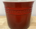 LE CREUSET 2.3L / 2.75QT Red Stoneware 6&quot; Utensil Holder Crock - £29.98 GBP