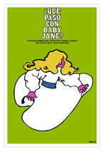 Spanish movie Poster.BABY JANE film.Bette Davis.Joan Crawford.Home room decor - £12.90 GBP