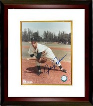 Johnny Podres signed Brooklyn Dodgers 8x10 Pitching Photo Custom Framed (decease - $79.00