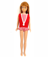 Vintage Skipper Doll Red Head 950 Straight Leg Original Swimsuit 1960s B... - €80,68 EUR