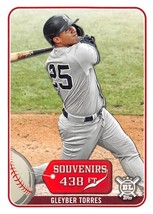 2021 Topps Big League Souvenirs #SO22 Gleyber Torres New York Yankees ⚾ - £0.69 GBP