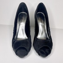 Kelly And Katie Sz 8 Open Toe High Heeled Shoes Black - £19.55 GBP