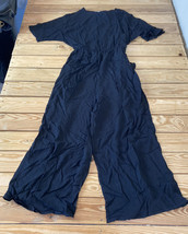 asos design NWOT women’s short sleeve jumpsuit size 6 black K3 - £17.75 GBP