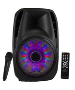beFree Sound 15 Inch Bluetooth Tailgate Speaker with Sound/Volume Reacti... - £113.84 GBP