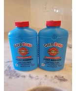 Lot of 2 Gold Bond Medicated Foot Powder WITH TALC Maximum Strength 4 oz - $33.83 CAD