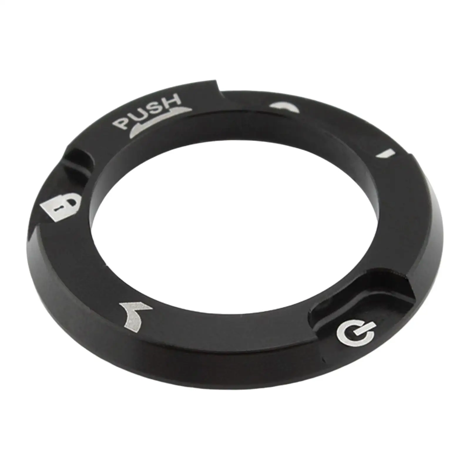 Motorbike Ignition Switch Key Hole Cover Ring Cap Decoration Aluminum Al... - £14.79 GBP