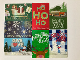 7 Bath &amp; Body Works Christmas Holidays Gift Cards Empty No Value Card Lot - £7.95 GBP