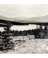 Clouds Dodge Pond Rangeley Maine 1924 Gravure Print Antique New England ... - $637.83 MXN