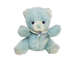 VINTAGE 1989 APPLAUSE BLUE MUSICAL PHILIPPE TEDDY BEAR STUFFED ANIMAL PL... - $84.55