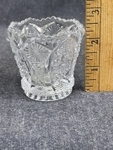 Vintage Imperial Clear Glass Toothpick Holder - £4.65 GBP
