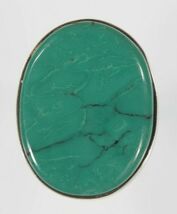 Vintage Navajo Sterling Silver &amp; Turquoise Ring Sz 5.25 - $2,185.96 MXN