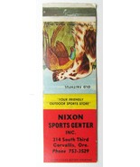 Nixon Sports Center - Corvallis, Oregon 20 Strike Matchbook Cover OR Mat... - £1.38 GBP