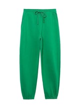 Tangada Women Fashion Green Print Fleece Sweatshirts Oversize Long Sleeve Loose  - £87.54 GBP