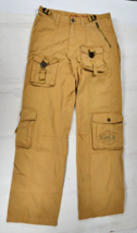 Levi Sykes Workwear Cargo Pants Golden Brown Unique Edition Mens 32 Vint... - $67.99