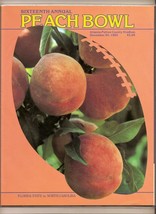 1983 Peach Bowl Game program North Carolina Florida State - £50.17 GBP
