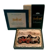 White House Historical Assn. 2001 Christmas Ornament Carriage Pristine in Box - £19.36 GBP