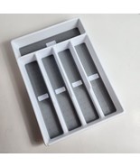 Silverware Organizer Tray Flatware Utensil Storage 5 Compartment Standar... - £7.72 GBP
