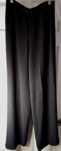 TALBOTS  PANTS 6 ITALY BLACK DESIGN HIGH RISE WIDE LEG &quot;NEW&quot; - $19.80