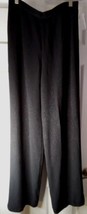 TALBOTS  PANTS 6 ITALY BLACK DESIGN HIGH RISE WIDE LEG &quot;NEW&quot; - £15.80 GBP