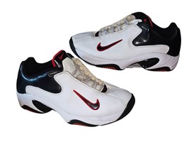 Vintage Nike 040103 Men&#39;s Basketball Shoes White Red Black  Size 11 - $39.08 CAD