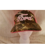 WOMENS Ford REALTREE APG BRIGHT PINK with CAMOUFLAGE NOVELTY BASEBALL HA... - £19.02 GBP