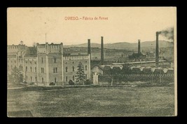 Vintage Postcard Souvenir Weapons Factory Oviedo Spain 1918 Postal History - $15.23