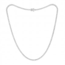Diana M Jewels 4.00 Cts Diamond Tennis Necklace Size One Size - $58,589.65 MXN