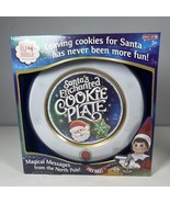 The Elf on the Shelf Santa&#39;s Enchanted Cookie Plate Magical Messages New... - £10.11 GBP