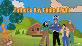 Ecard for Father&#39;s Day - Title: Father&#39;s Day Guided Light - $1.99