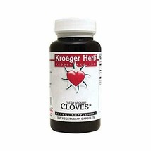 Kroeger Herb Fresh Ground Cloves 450 Mg Vegetarian Capsules, 100 Count - £10.94 GBP