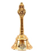 Indian Art Villa Garuda Under Sheshanag Design Brass Pooja Ghanti Bell - €26,05 EUR