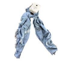 Hive and Co. Blue Scarf Scrunchie Hair Accessories Ponytail - £6.56 GBP