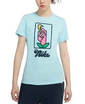 Nike Womens Sportswear Cotton Retro T-Shirt,Glacier Ice,Medium - £31.15 GBP